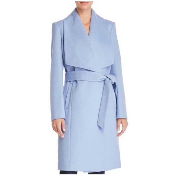 Cole Haan Sky Blue Women's Pea Coat - Picture 1 of 8